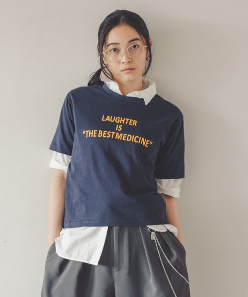 studio CLIP 【daily CLIP】ボーイズシルエットTシャツ ネイビー FREE DCウェア服飾 スタジオクリップ 495861 and ST アンドエスティ(旧ドットエスティ) studio CLIP 【daily CLIP】ボーイズシルエットTシャツ ネイビー FREE DCウェア服飾 スタジオクリップ 495861 and ST アンドエスティ(旧ドットエスティ)