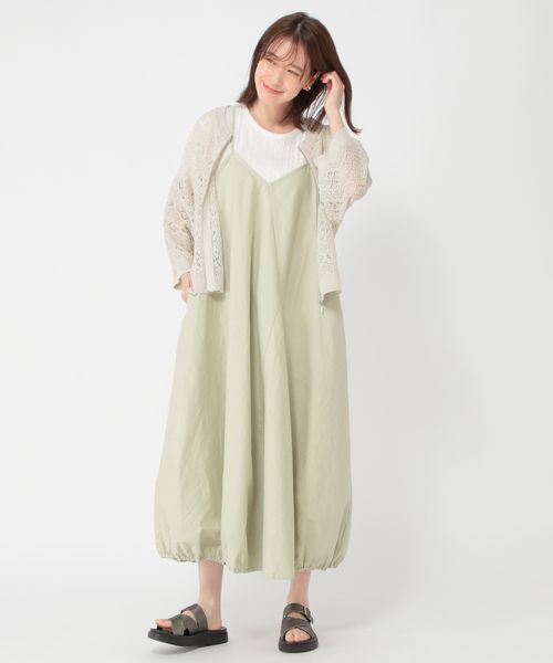 studio CLIP 《natural by clip》バルーンキャミワンピース グリーン FREE Natural by CLIP スタジオクリップ 496240 and ST アンドエスティ(旧ドットエスティ) studio CLIP 《natural by clip》バルーンキャミワンピース グリーン FREE Natural by CLIP スタジオクリップ 496240 and ST アンドエスティ(旧ドットエスティ)