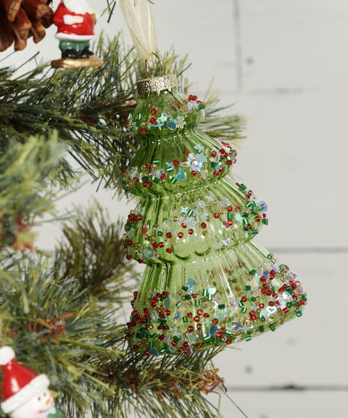 studio CLIP ガラスモチーフオーナメント [CHRISTMAS 2025] クリスマス ホワイト FREE スタジオクリップ 496905 and ST アンドエスティ（旧ドットエスティ）