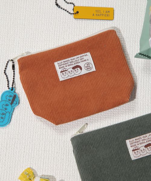 studio CLIP コーデュロイポーチS［OH！LOLLY DAY！］ Ｈ＆Ｂ ライトベージュ FREE スタジオクリップ 497840 and ST アンドエスティ（旧ドットエスティ）