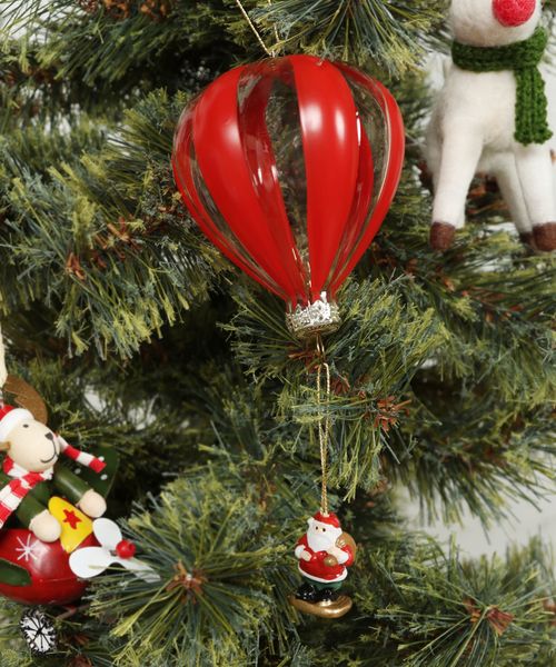 studio CLIP ガラス気球オーナメント [CHRISTMAS 2025] クリスマス レッド FREE スタジオクリップ 498478 and ST アンドエスティ（旧ドットエスティ）