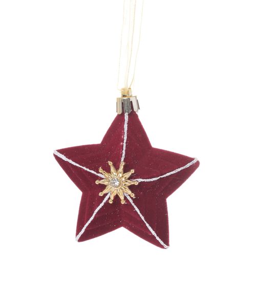 studio CLIP プラベルベットオーナメント [CHRISTMAS 2025] クリスマス レッド FREE スタジオクリップ 498481 and ST アンドエスティ（旧ドットエスティ）