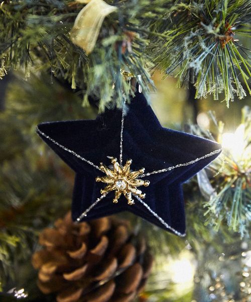 studio CLIP プラベルベットオーナメント [CHRISTMAS 2025] クリスマス ライトブルー FREE スタジオクリップ 498481 and ST アンドエスティ（旧ドットエスティ）