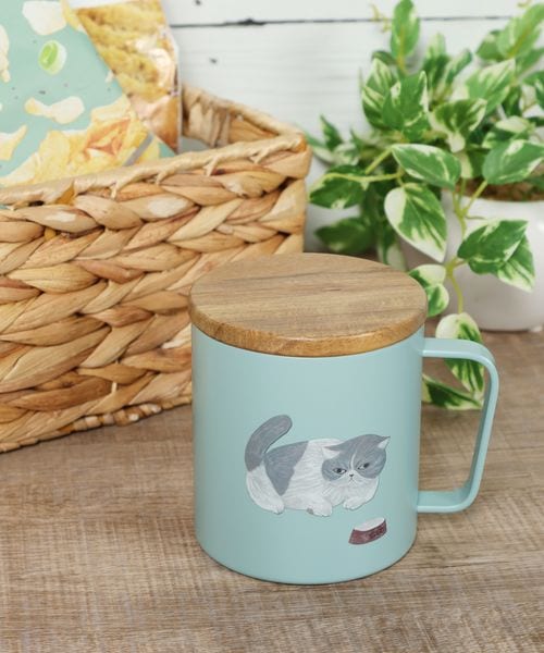 studio CLIP セラミックステンレスマグ[松尾ミユキ] 食器 ライトブルー FREE スタジオクリップ 523828 and ST アンドエスティ（旧ドットエスティ）