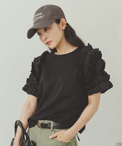 studio CLIP 【daily CLIP】ボリュームフリフリ袖Tシャツ シルバー M DCウェア服飾 スタジオクリップ 568479 and ST アンドエスティ(旧ドットエスティ) studio CLIP 【daily CLIP】ボリュームフリフリ袖Tシャツ シルバー M DCウェア服飾 スタジオクリップ 568479 and ST アンドエスティ(旧ドットエスティ)