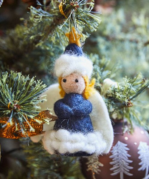 studio CLIP フェルト天使オーナメント [CHRISTMAS 2025] クリスマス ネイビー FREE スタジオクリップ 570624 and ST アンドエスティ（旧ドットエスティ）