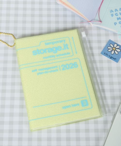 studio CLIP [2026年度]storage. it B6ウィークリーダイアリー ステーショナリー イエロー FREE スタジオクリップ 571154 and ST アンドエスティ（旧ドットエスティ）