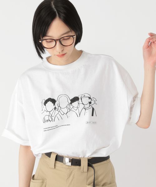 studio CLIP 【daily CLIP×Rooo Lou】プリントTシャツ ライトグレー FREE DCウェア服飾 スタジオクリップ 571174 and ST アンドエスティ(旧ドットエスティ) studio CLIP 【daily CLIP×Rooo Lou】プリントTシャツ ライトグレー FREE DCウェア服飾 スタジオクリップ 571174 and ST アンドエスティ(旧ドットエスティ)