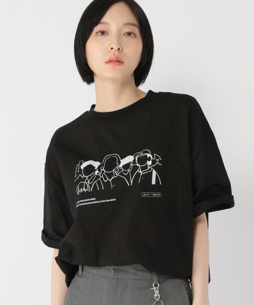 studio CLIP 【daily CLIP×Rooo Lou】プリントTシャツ シルバー FREE DCウェア服飾 スタジオクリップ 571174 and ST アンドエスティ(旧ドットエスティ) studio CLIP 【daily CLIP×Rooo Lou】プリントTシャツ シルバー FREE DCウェア服飾 スタジオクリップ 571174 and ST アンドエスティ(旧ドットエスティ)