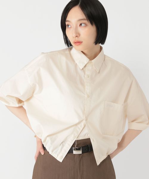 studio CLIP 【daily CLIP】刺繍ドロストショートスリーブシャツ ライトグレー FREE DCウェア服飾 スタジオクリップ 571407 and ST アンドエスティ(旧ドットエスティ) studio CLIP 【daily CLIP】刺繍ドロストショートスリーブシャツ ライトグレー FREE DCウェア服飾 スタジオクリップ 571407 and ST アンドエスティ(旧ドットエスティ)