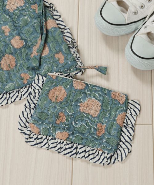 studio CLIP ブロックプリントポーチ H&B ネイビー FREE スタジオクリップ 573172 and ST アンドエスティ(旧ドットエスティ) studio CLIP ブロックプリントポーチ H&B ネイビー FREE スタジオクリップ 573172 and ST アンドエスティ(旧ドットエスティ)