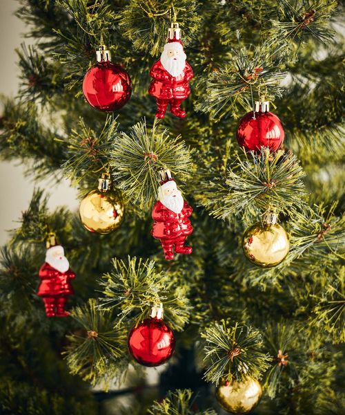 studio CLIP サンタミニプラオーナメント9p [CHRISTMAS 2025] クリスマス レッド FREE スタジオクリップ 573231 and ST アンドエスティ（旧ドットエスティ）