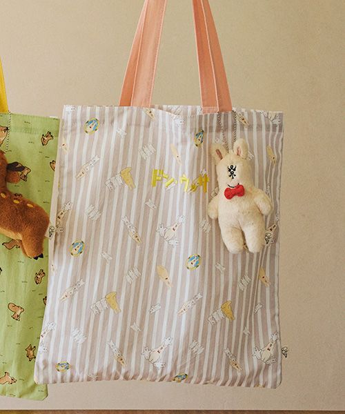 studio CLIP レッスントート[キューライスコラボ] ロゴグッズ ホワイト FREE スタジオクリップ 574855 and ST アンドエスティ（旧ドットエスティ）