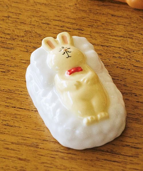 studio CLIP 立体箸置き[キューライスコラボ] ダイニング ホワイト FREE スタジオクリップ 574861 and ST アンドエスティ（旧ドットエスティ）