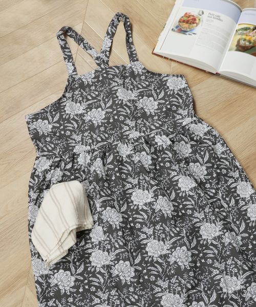 studio CLIP ブロックプリント風ワンピースエプロン キッチンツール チャコールグレー FREE スタジオクリップ 576214 and ST アンドエスティ(旧ドットエスティ) studio CLIP ブロックプリント風ワンピースエプロン キッチンツール チャコールグレー FREE スタジオクリップ 576214 and ST アンドエスティ(旧ドットエスティ)