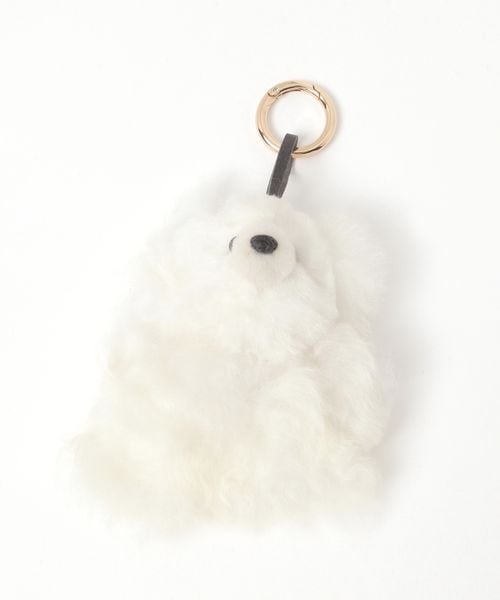 studio CLIP 【daily CLIP】アルパカベアキーチャーム インテリア雑貨 ライトグレー FREE スタジオクリップ 577986 and ST アンドエスティ（旧ドットエスティ）