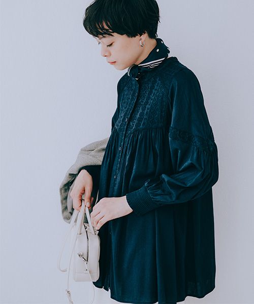 studio CLIP コットンやわらか刺繍ブラウス 《オケージョン2025AW》 ネイビー FREE ウィメンズインナー スタジオクリップ 579136 and ST アンドエスティ(旧ドットエスティ) studio CLIP コットンやわらか刺繍ブラウス 《オケージョン2025AW》 ネイビー FREE ウィメンズインナー スタジオクリップ 579136 and ST アンドエスティ(旧ドットエスティ)