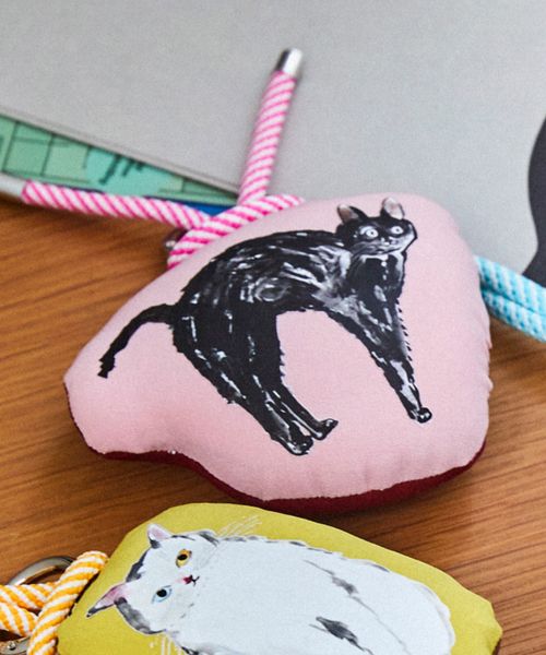 studio CLIP クッションキーホルダー[うちの猫博] ピンク FREE ウィメンズグッズ スタジオクリップ 579260 and ST アンドエスティ（旧ドットエスティ）