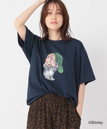 WANTO SEVENTHLETTER 7人のこびと プリント 白 90's 7人のこびと マルチプリントTシャツ “MADE IN USA