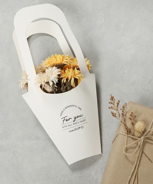 studio CLIP フラワーブーケ1 インテリアデコール イエロー FREE スタジオクリップ 586528 and ST アンドエスティ（旧ドットエスティ）