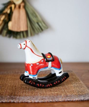 陶器うまオブジェ | [公式]スタディオクリップ（studio CLIP）通販