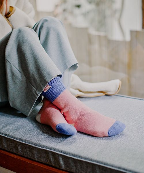 studio CLIP あったかミドルソックス リビングファブリック オフホワイト FREE スタジオクリップ 587959 and ST アンドエスティ（旧ドットエスティ）