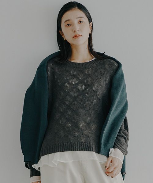 studio CLIP 5ゲージモヘアタッチニット×インナーセット チャコールグレー FREE ウィメンズインナー スタジオクリップ 588411 and ST アンドエスティ(旧ドットエスティ) studio CLIP 5ゲージモヘアタッチニット×インナーセット チャコールグレー FREE ウィメンズインナー スタジオクリップ 588411 and ST アンドエスティ(旧ドットエスティ)