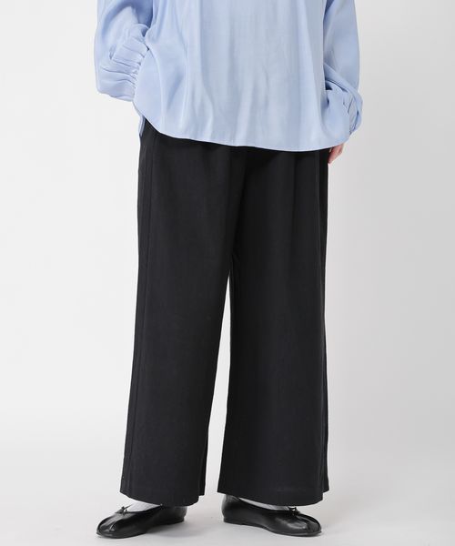 studio CLIP 【WEB・一部地域限定】タックストレートワイドパンツ シルバー FREE ウィメンズボトムス スタジオクリップ 588422 and ST アンドエスティ(旧ドットエスティ) studio CLIP 【WEB・一部地域限定】タックストレートワイドパンツ シルバー FREE ウィメンズボトムス スタジオクリップ 588422 and ST アンドエスティ(旧ドットエスティ)