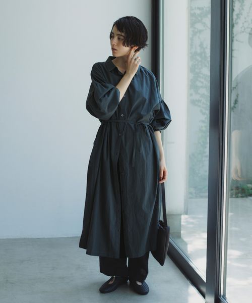 studio CLIP 《natural by clip》コットンワッシャーシャツワンピース シルバー FREE Natural by CLIP スタジオクリップ 590209 and ST アンドエスティ(旧ドットエスティ) studio CLIP 《natural by clip》コットンワッシャーシャツワンピース シルバー FREE Natural by CLIP スタジオクリップ 590209 and ST アンドエスティ(旧ドットエスティ)