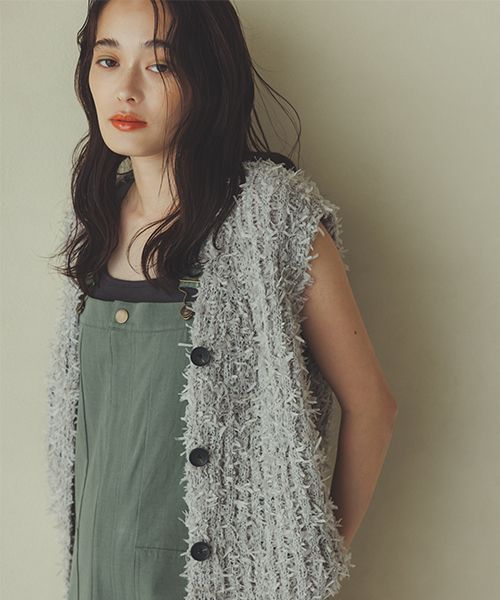 studio CLIP 【daily CLIP】テープヤーンBIGベスト グレー FREE DCウェア服飾 スタジオクリップ 591298 and ST アンドエスティ(旧ドットエスティ) studio CLIP 【daily CLIP】テープヤーンBIGベスト グレー FREE DCウェア服飾 スタジオクリップ 591298 and ST アンドエスティ(旧ドットエスティ)