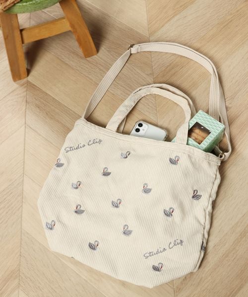 studio CLIP コーデュロイ2wayトート ロゴグッズ ベージュ FREE スタジオクリップ 592244 and ST アンドエスティ(旧ドットエスティ) studio CLIP コーデュロイ2wayトート ロゴグッズ ベージュ FREE スタジオクリップ 592244 and ST アンドエスティ(旧ドットエスティ)