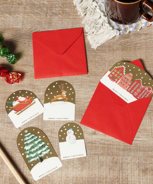 studio CLIP ギフトカードパック [CHRISTMAS 2025] ステーショナリー ホワイト FREE スタジオクリップ 594916 and ST アンドエスティ（旧ドットエスティ）