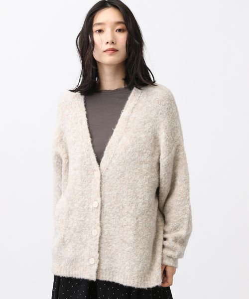 studio CLIP 《natural by clip》ウールミックスブークレカーディガン ベージュ FREE Natural by CLIP スタジオクリップ 598464 and ST アンドエスティ(旧ドットエスティ) studio CLIP 《natural by clip》ウールミックスブークレカーディガン ベージュ FREE Natural by CLIP スタジオクリップ 598464 and ST アンドエスティ(旧ドットエスティ)