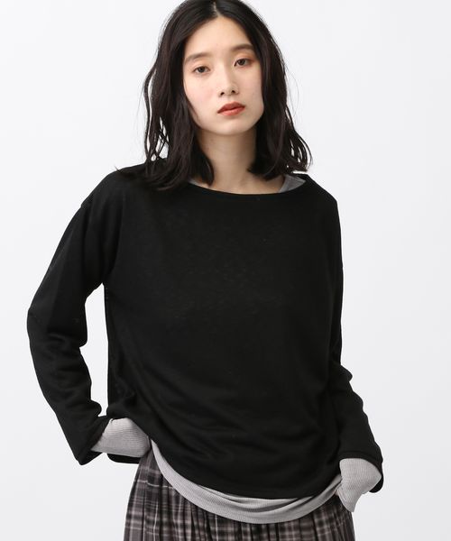 studio CLIP 《natural by clip》スラブ×テレコプルオーバーセット シルバー FREE Natural by CLIP スタジオクリップ 598465 and ST アンドエスティ(旧ドットエスティ) studio CLIP 《natural by clip》スラブ×テレコプルオーバーセット シルバー FREE Natural by CLIP スタジオクリップ 598465 and ST アンドエスティ(旧ドットエスティ)