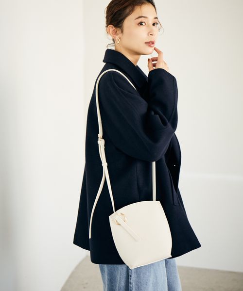 studio CLIP 3ROOMワンマイルショルダーバッグ ベージュ FREE ウィメンズグッズ スタジオクリップ 598994 and ST アンドエスティ（旧ドットエスティ）