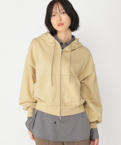 studio CLIP 【daily CLIP】コンパクトZIPパーカー イエロー FREE ＤＣウェア服飾 スタジオクリップ 600018 and ST アンドエスティ（旧ドットエスティ）