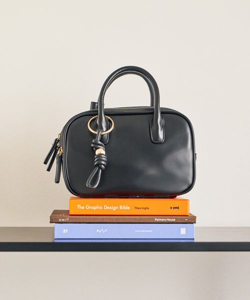 studio CLIP チャーム付き2ROOMボストンバッグ シルバー FREE ウィメンズグッズ スタジオクリップ 600362 and ST アンドエスティ（旧ドットエスティ）