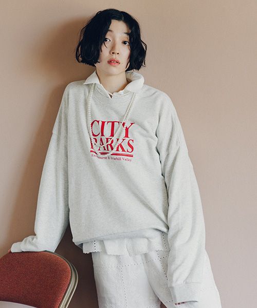 studio CLIP 【WEB限定】ロゴスウェットプルオーバー ライトグレー FREE ウィメンズインナー スタジオクリップ 602170 and ST アンドエスティ(旧ドットエスティ) studio CLIP 【WEB限定】ロゴスウェットプルオーバー ライトグレー FREE ウィメンズインナー スタジオクリップ 602170 and ST アンドエスティ(旧ドットエスティ)