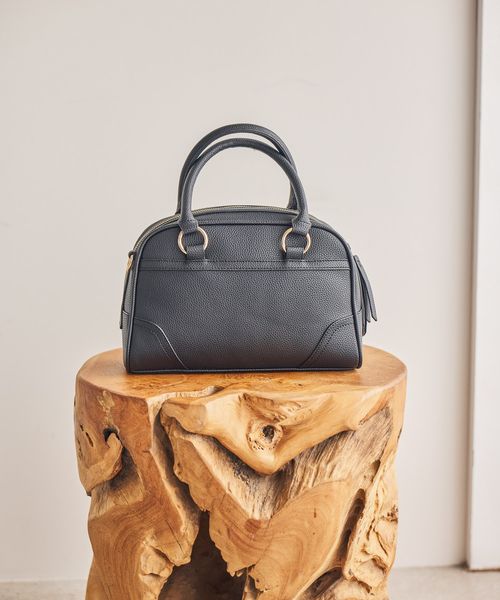 studio CLIP ミドルボストンショルダーバッグ シルバー FREE ウィメンズグッズ スタジオクリップ 607184 and ST アンドエスティ（旧ドットエスティ）