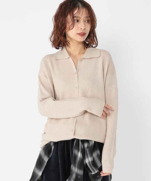 studio CLIP 12ゲージ襟付きサイドドロストニットカーディガン ブラウン FREE ウィメンズインナー スタジオクリップ 607199 and ST アンドエスティ(旧ドットエスティ) studio CLIP 12ゲージ襟付きサイドドロストニットカーディガン ブラウン FREE ウィメンズインナー スタジオクリップ 607199 and ST アンドエスティ(旧ドットエスティ)