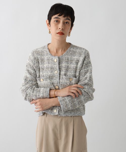 studio CLIP 《ウタオ》ニットジャケット グレー FREE スペシャルライン スタジオクリップ 607884 and ST アンドエスティ(旧ドットエスティ) studio CLIP 《ウタオ》ニットジャケット グレー FREE スペシャルライン スタジオクリップ 607884 and ST アンドエスティ(旧ドットエスティ)