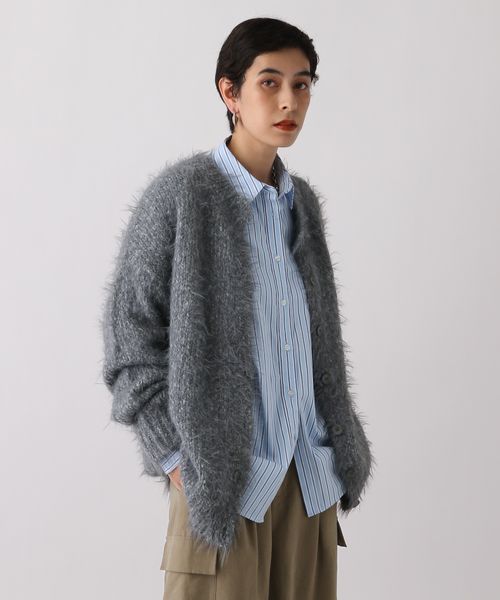 studio CLIP 《ウタオ》2WAYシャギーカーディガン グレー FREE スペシャルライン スタジオクリップ 612531 and ST アンドエスティ(旧ドットエスティ) studio CLIP 《ウタオ》2WAYシャギーカーディガン グレー FREE スペシャルライン スタジオクリップ 612531 and ST アンドエスティ(旧ドットエスティ)