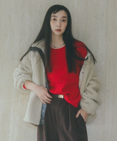 studio CLIP 【daily CLIP】フェイクレザー切り替えボアジャケット ブラウン FREE DCウェア服飾 スタジオクリップ 612621 and ST アンドエスティ(旧ドットエスティ) studio CLIP 【daily CLIP】フェイクレザー切り替えボアジャケット ブラウン FREE DCウェア服飾 スタジオクリップ 612621 and ST アンドエスティ(旧ドットエスティ)