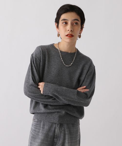 studio CLIP 《ウタオ》ウールコンクルーネックプルオーバー チャコールグレー FREE スペシャルライン スタジオクリップ 619540 and ST アンドエスティ(旧ドットエスティ) studio CLIP 《ウタオ》ウールコンクルーネックプルオーバー チャコールグレー FREE スペシャルライン スタジオクリップ 619540 and ST アンドエスティ(旧ドットエスティ)