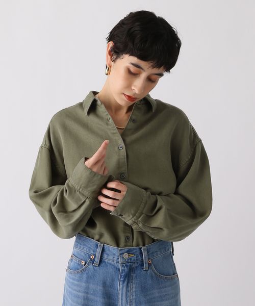 studio CLIP 《ウタオ》カシュクールシャツ カーキ FREE スペシャルライン スタジオクリップ 621913 and ST アンドエスティ(旧ドットエスティ) studio CLIP 《ウタオ》カシュクールシャツ カーキ FREE スペシャルライン スタジオクリップ 621913 and ST アンドエスティ(旧ドットエスティ)