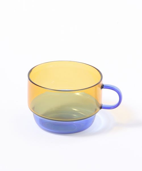 studio CLIP 【daily CLIP】amabro TWO TONE スタックマグ 食器 イエロー FREE スタジオクリップ 631093 and ST アンドエスティ（旧ドットエスティ）