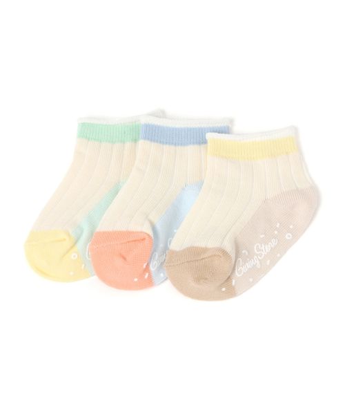 studio CLIP 【daily CLIP】amabro RIB SOCKS 7-11cm インテリア雑貨 ベージュ FREE スタジオクリップ 631201 and ST アンドエスティ（旧ドットエスティ）
