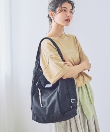 軽量/11ポケット構造/マルチウェイ】からだよろこぶショルダーバッグ
