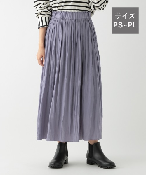 ヴィンテージサテンギャザースカート[プチサイズ] PS(WEB限定)