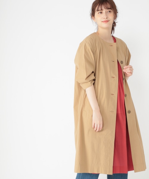 コットンノーカラーシャツコート | [公式]スタディオクリップ